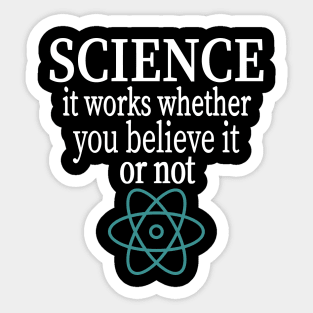 Science Works Sticker